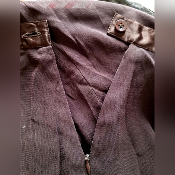 🌹Express - Beautiful Sheer Brown Maxi Skirt.🌹 - Picture 5 of 9